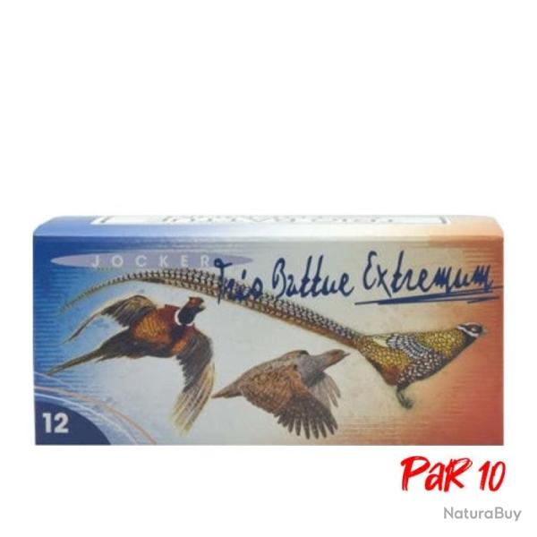 Boite de 10 Cartouches Jocker Trio Battue Extremum 36 BJ - Cal. 12/70/25 - Par 10