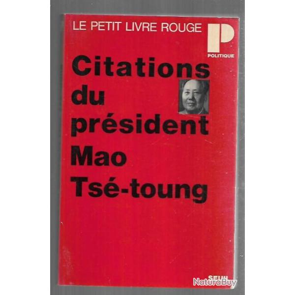 citations du pr�sident mao ts�-toung le petit livre rouge