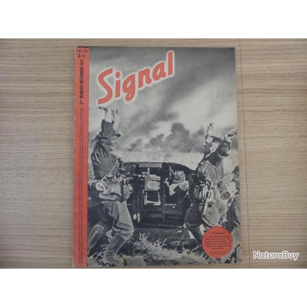 Revue Magazine Signal 1941 n�22 WW2 version Fran�aise