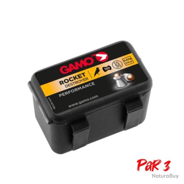 Plombs Gamo Rocket Destructor - 5.5 mm / Par 3