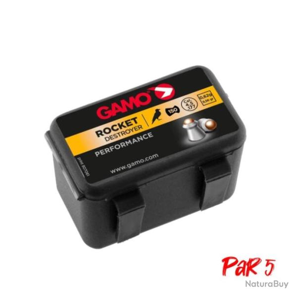 Plombs Gamo Rocket Destructor - 5.5 mm / Par 5