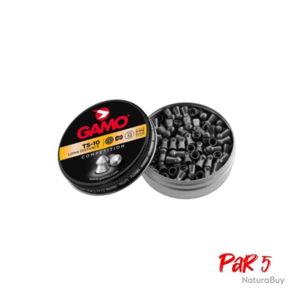 Plombs Gamo TS-10 Longue distance - Cal. 4.5 - Par 5