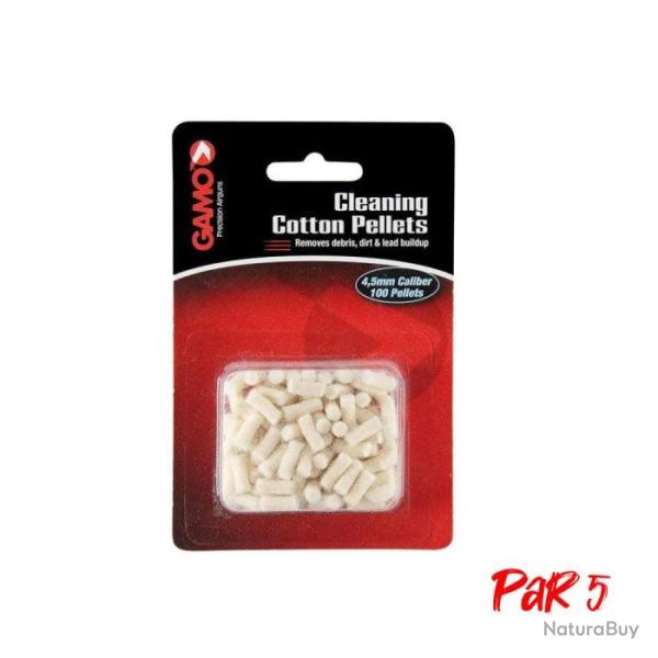Plombs de nettoyage Gamo Plombs coton - Cal. 4.5 - Par 5