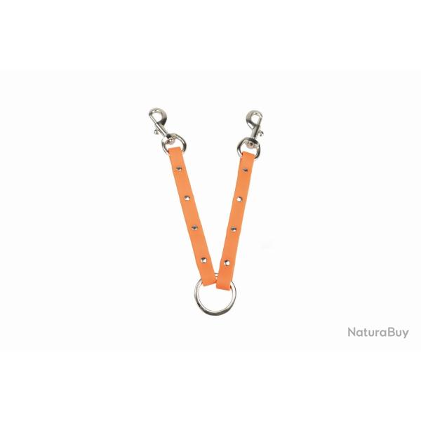 Coupleur Pour Chien Biothane Orange