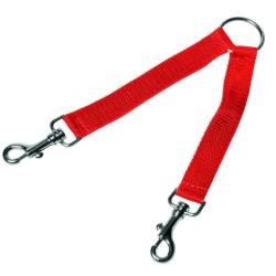 Coupleur Pour Chien Sangle Nylon Orange