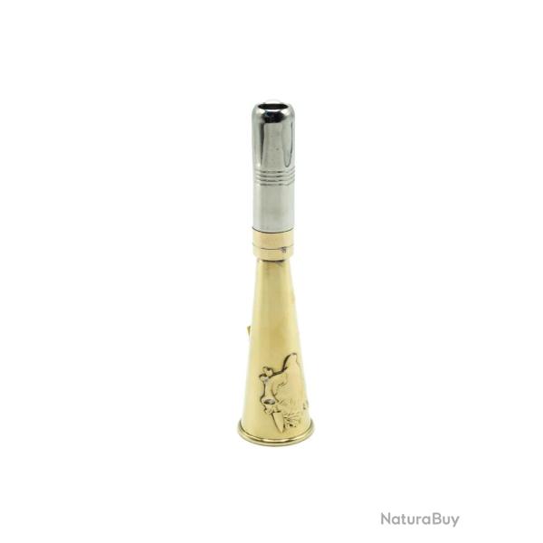 Corne D'appel Laiton D�cor Sanglier 12 cm