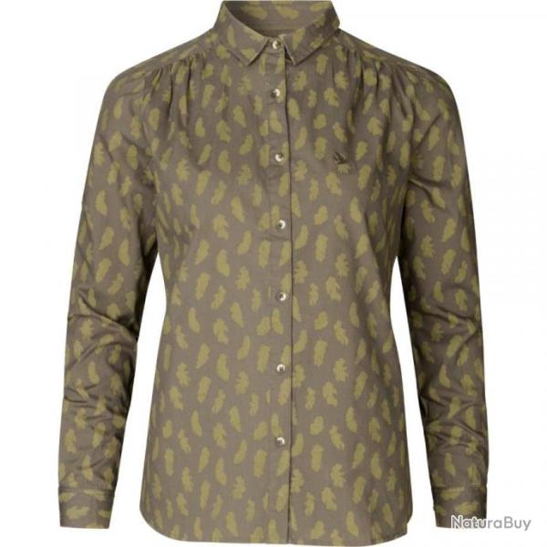 CHEMISE FEMME SKEET LADY SEELAND OLIVE FEATHER