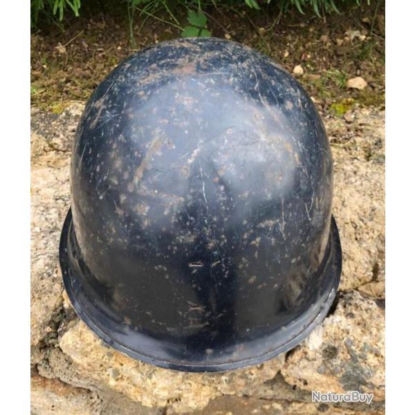 Casque TAP 56 para dat� 1975 mod�le 1956 bleu gendarmerie