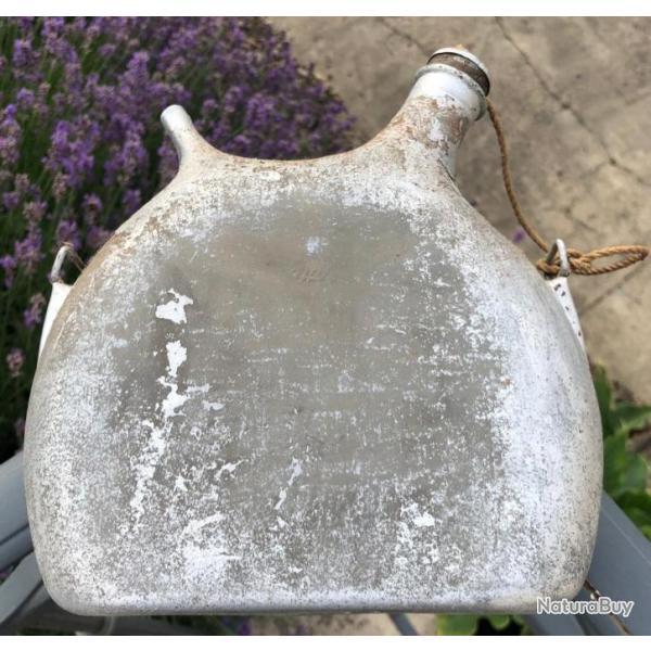 WW1 MLITARIA 14 18 GOURDE DE POILU FRANCE AVEC BOUCHON,MARQU� PARIS