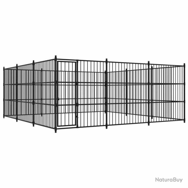 Chenil ext�rieur cage enclos parc animaux chien d'ext�rieur pour chiens 450 x 450 x 185 cm 02_00003