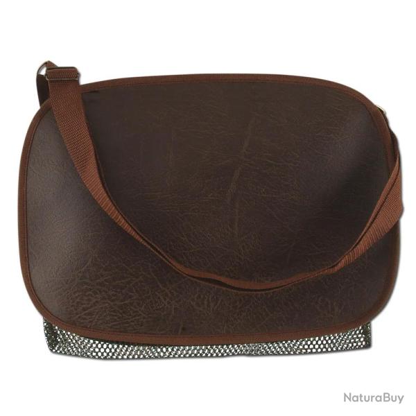 Carnier haute qualit� en vinyle marron 38 x 30cm