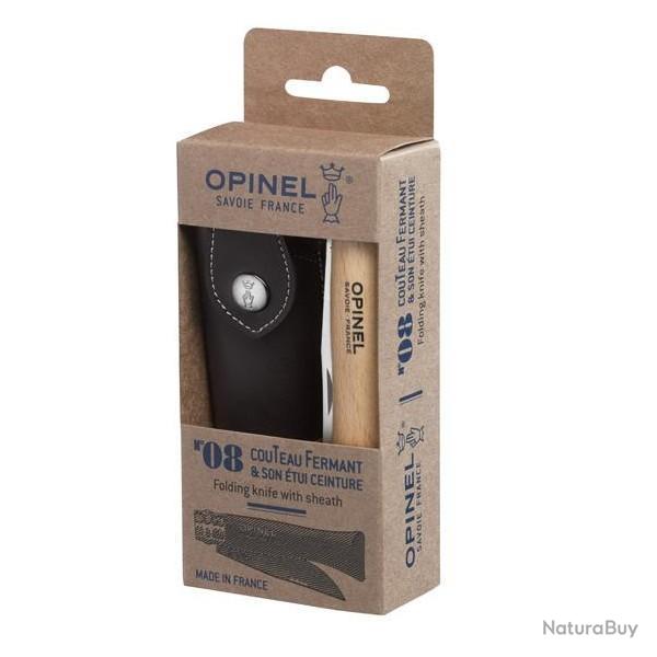 Ensemble couteau Opinel N� 8VRI ave �tui 92178