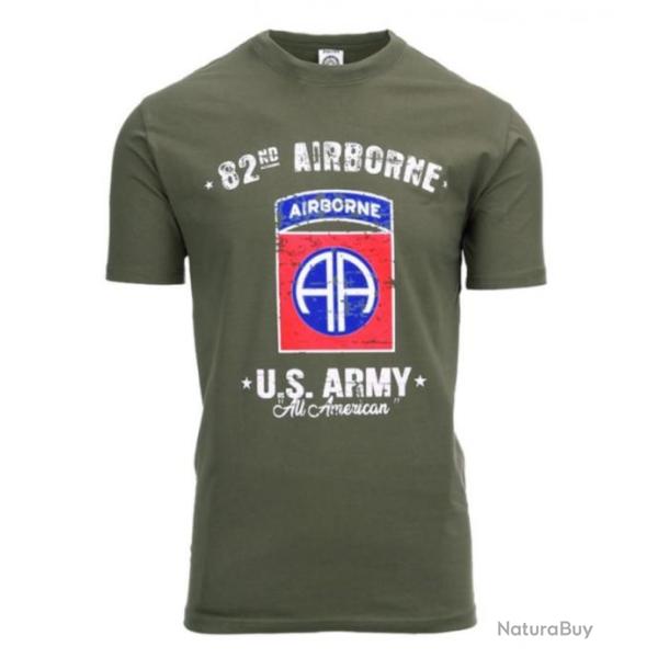 T-Shirt de la 82nd AIRBORN Vert