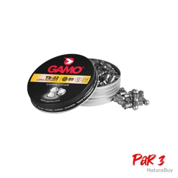 Plombs Gamo TS-22 Longue distance - Cal. 5.5 - Par 3