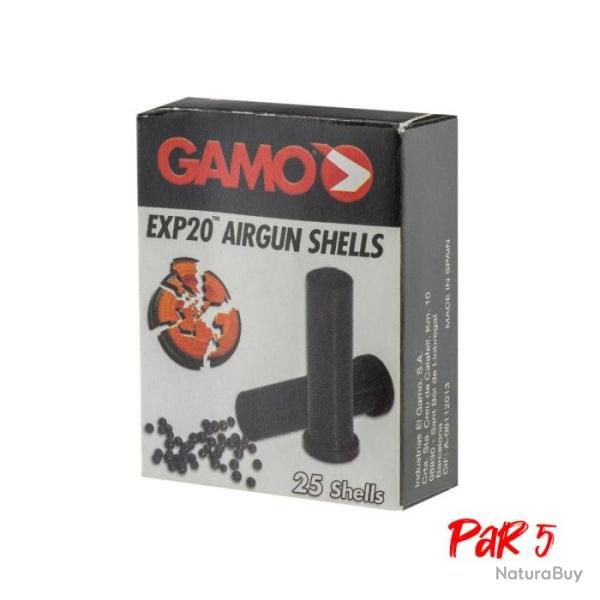 Cartouche de plombs Gamo Viper 25 dispersion - Cal. 5.5 mm - Par 5