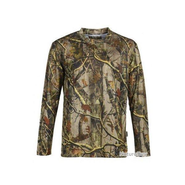 Tee shirt manches longues GhostCamo Forest EVO Percussion