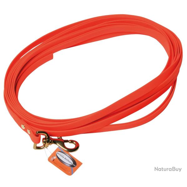 Longe Pour Chien Biothane Orange 16 mm x 10 m�tres