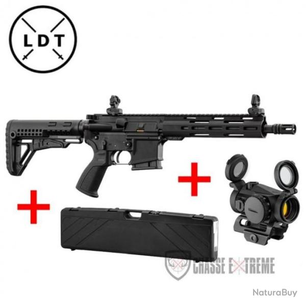 Pack Carabine LDT15 L4S 10.5'' Cal 223 Rem + Point Rouge Falke Version S