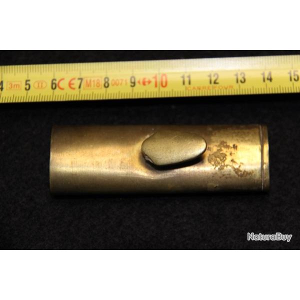 CHAPE   DE FOURREAU  CUIR  �P�E  1ER EMPIRE N�2