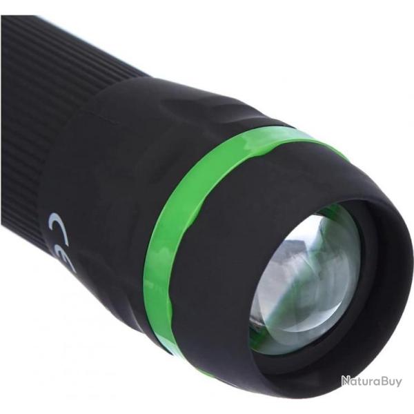 Mini Lampe de Poche Zoom 1W  Lampe LED R�glable port�e 110m  lampe torche dragonne Classe A