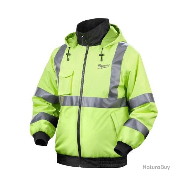 Blouson chauffant haute visibilit 3M Milwaukee L Jaune