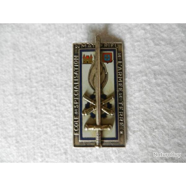 insigne militaire cole du matriel