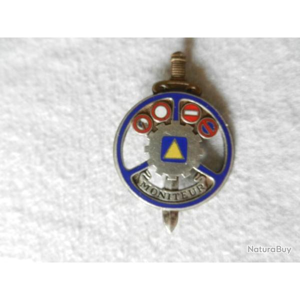 insigne militaire moniteur de conduite