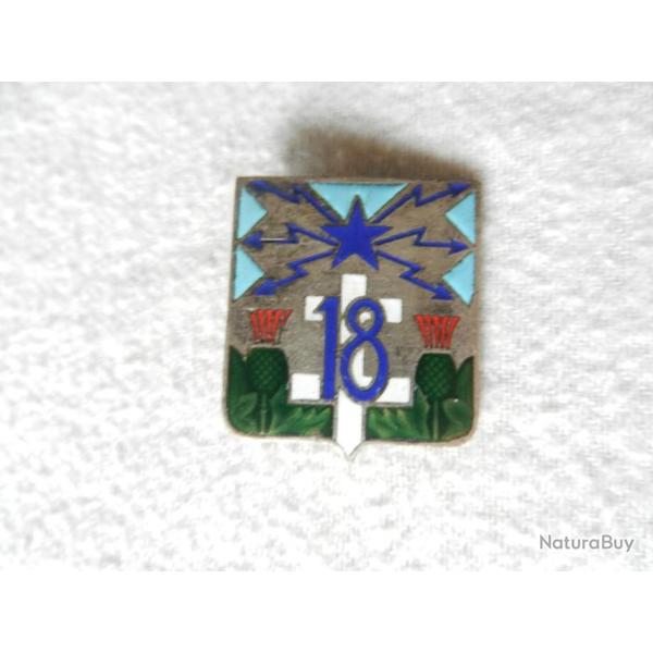 insigne militaire 18 rgiment de transmissions