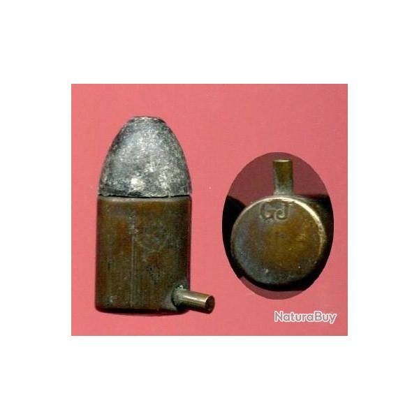 12 mm � Broche - marque en relief = GJ