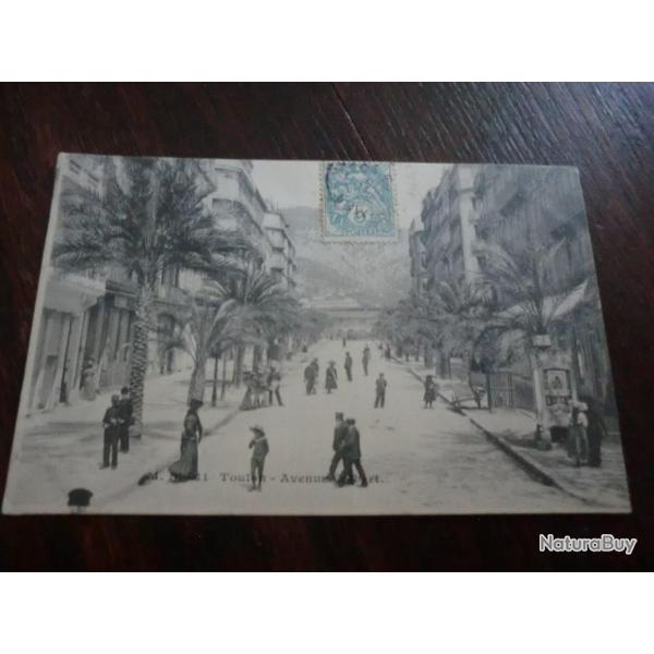 CP  dpt 83 TOULON  AVENUE COLBERT