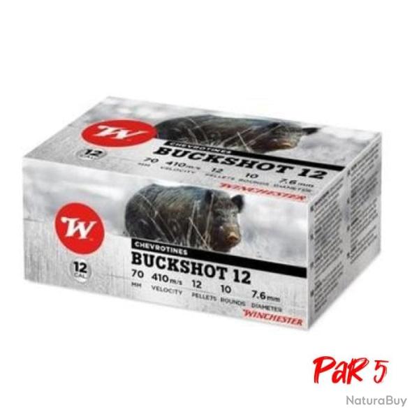 Chevrotine Winchester BuckShot Cal. 12 70 Par 1 Par 5