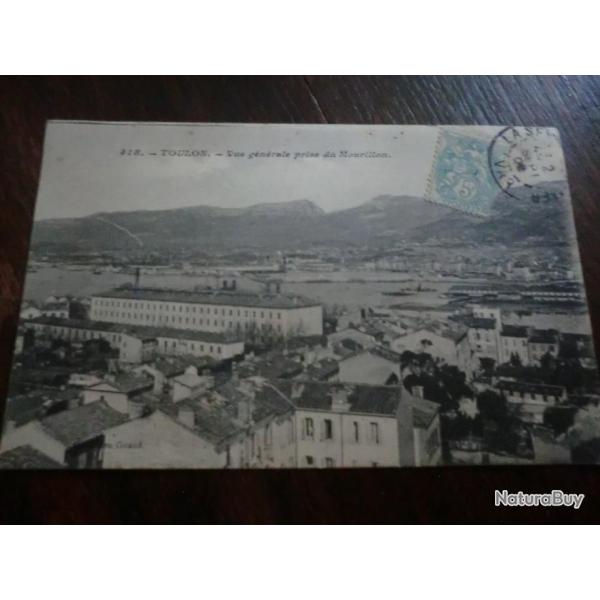 CP  dpt  83   TOULON VUE GENERALE PRISE DU MOURILLON