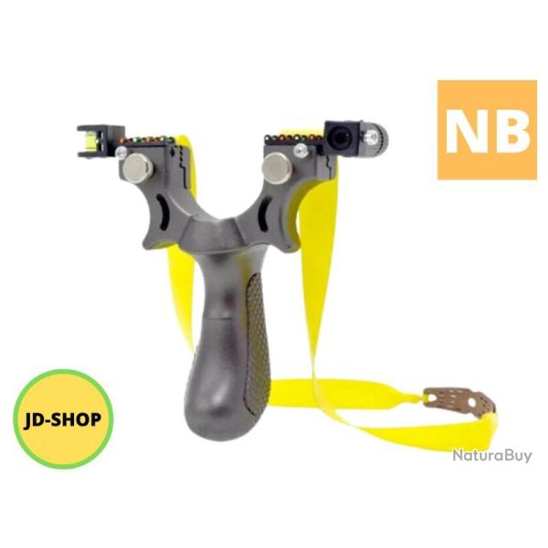 Lance Pierre Fronde Professionnel Avec Laser Chasse 100 billes offerte !!