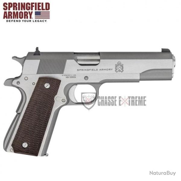 Pistolet SPRINGFIELD ARMORY 1911 Mil-Spec Inox Cal 45 Acp