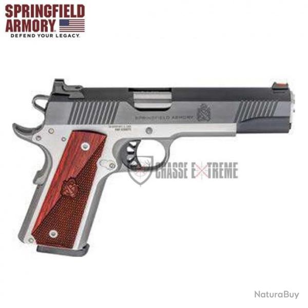 Pistolet SPRINGFIELD ARMORY 1911 Ronin Inox / Noir cal 9X19