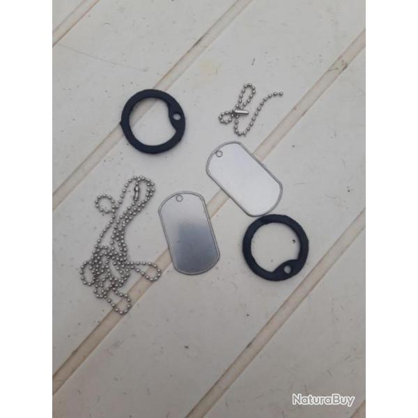 PAIRE METAL DE DOG-TAG U.S.