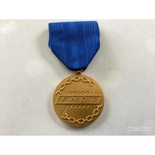 M�daille en bronze - FNDT -  F�d�ration Nationale des D�port�s du Travail (1) - WW2