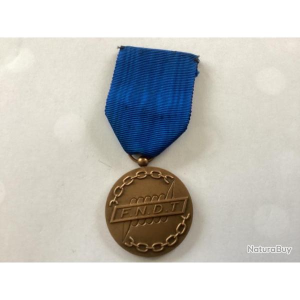 M�daille en bronze - FNDT - F�d�ration Nationale des D�port�s du Travail (2)