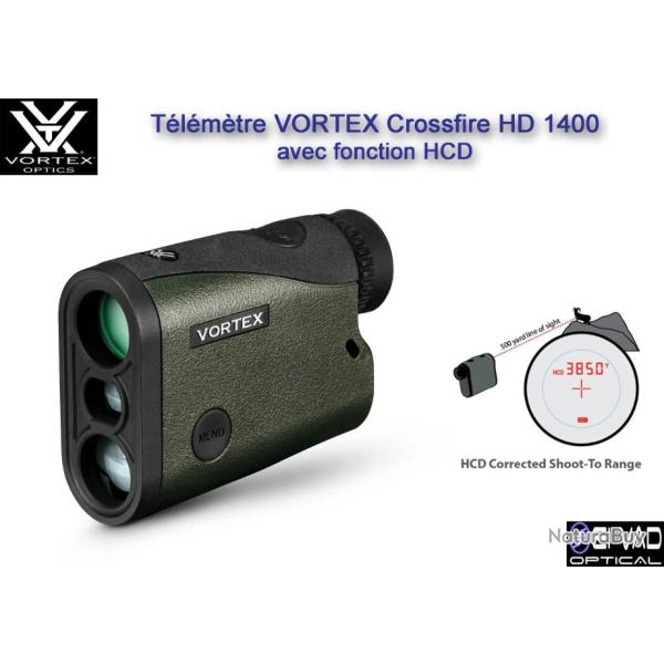 T�l�m�tre VORTEX Crossfire HD 1400 avec fonction HCD