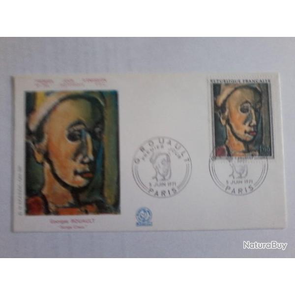 enveloppe 1 jour mission histoirique  FDC N 764 1971