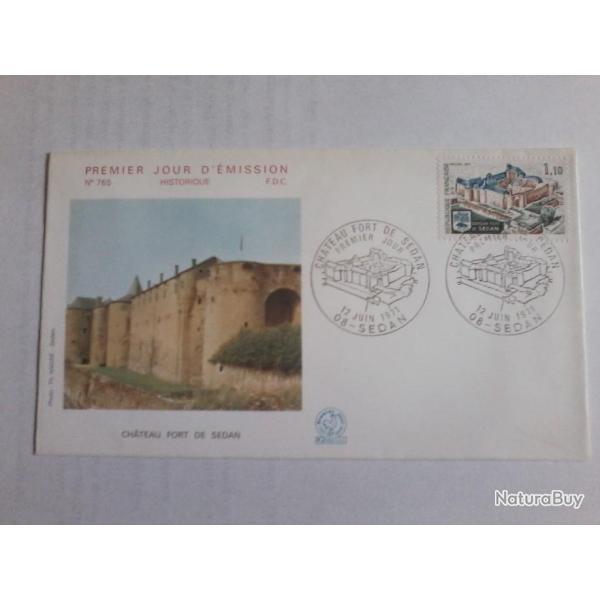 enveloppe 1� jour �mission histoirique  FDC N� 765 1971