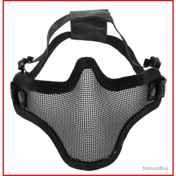 BAS DE MASQUE GRILLAGE V1 NOIR