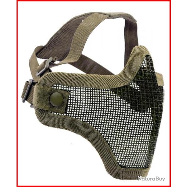 BAS DE MASQUE GRILLAGE V1 OLIVE