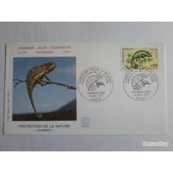 enveloppe 1 jour mission histoirique  FDC N 776 1971