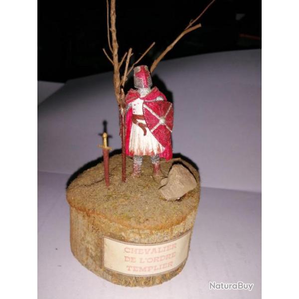 DIORAMA CHEVALIER EN PLOMB