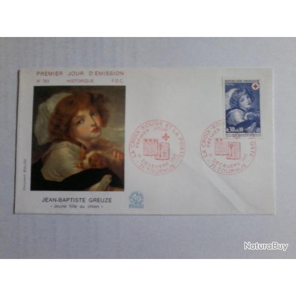 enveloppe 1 jour mission historique  FDC N 783 1971