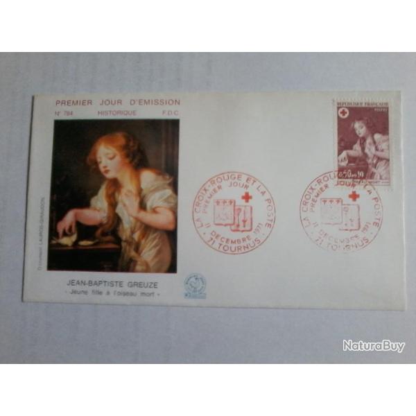 enveloppe 1� jour �mission historique  FDC N� 784 1971
