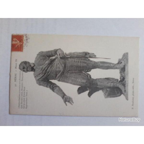 ancienne carte postal N�30 N�rac Henri IV