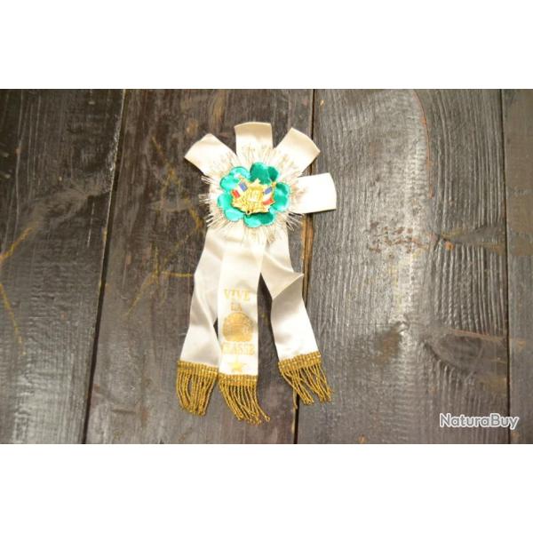 Cocarde Vive � la classe, blason PARIS. Ecole, France