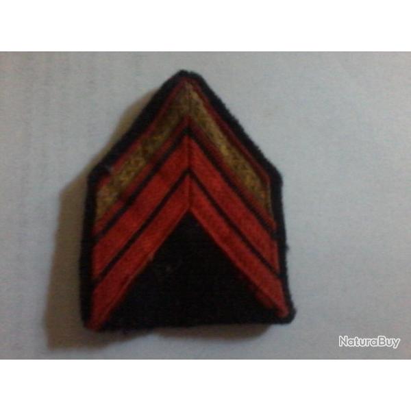 ancien galon d'paule Caporal Chef appel de la Colonial